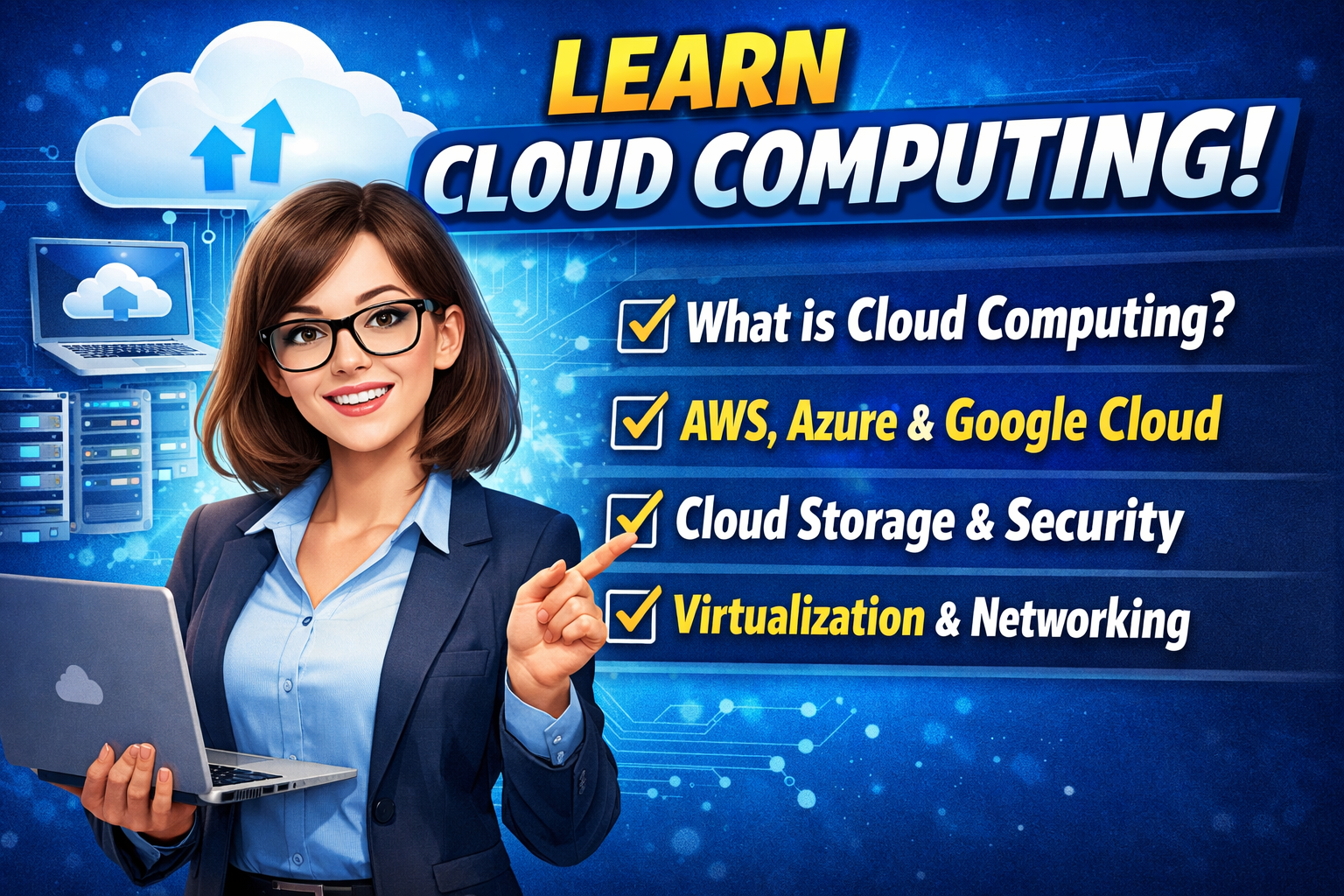 Virtualization and Containers Illustration